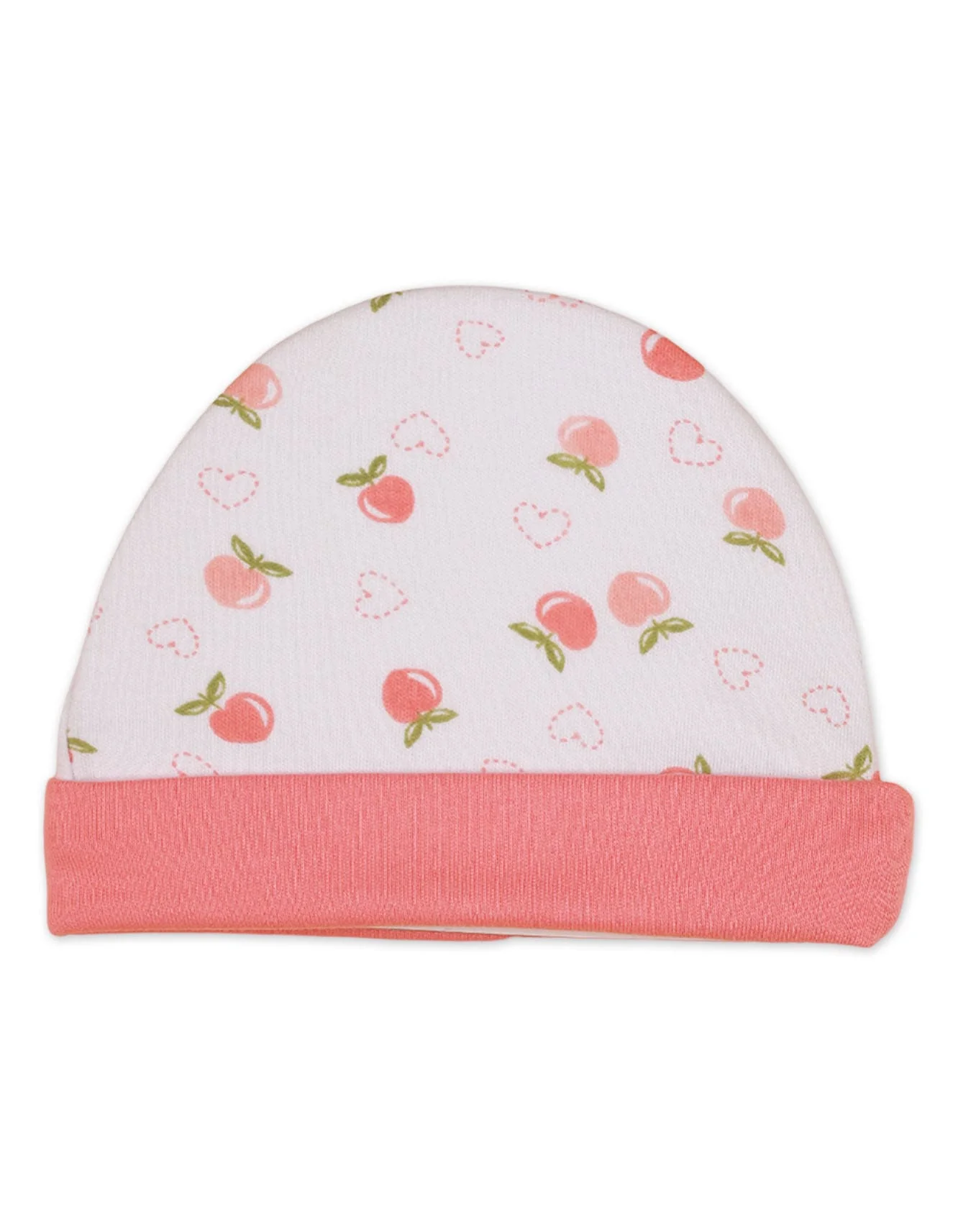 Zubaida's Baby Cap Peach Fruity Theme - Large
