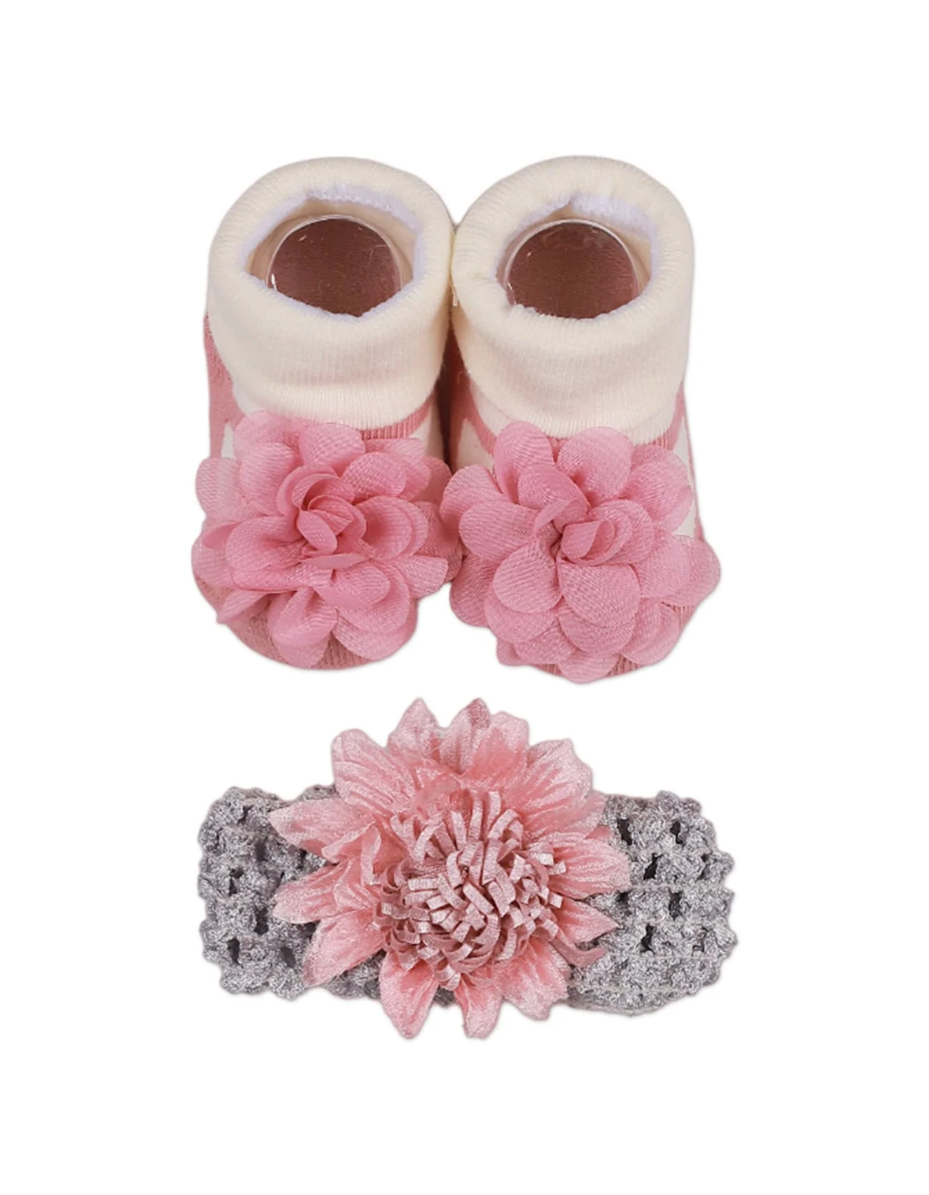 Zubaida's Adorable Socks & Headband Coordinated Set