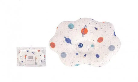Zubaida's Recessed Center, Soft, Quilted, Cloud-Shaped Pillow