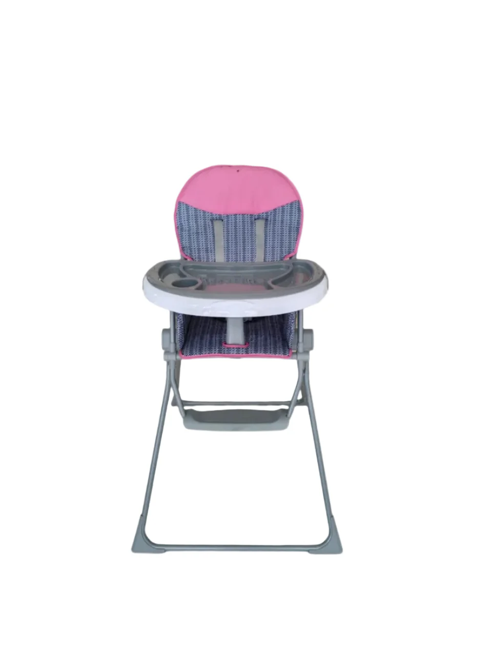 Zubaida's Bambies® Stylish & Compact Folding Baby High Chair with Adjustable Tray and 5-Point Harness - Image 2