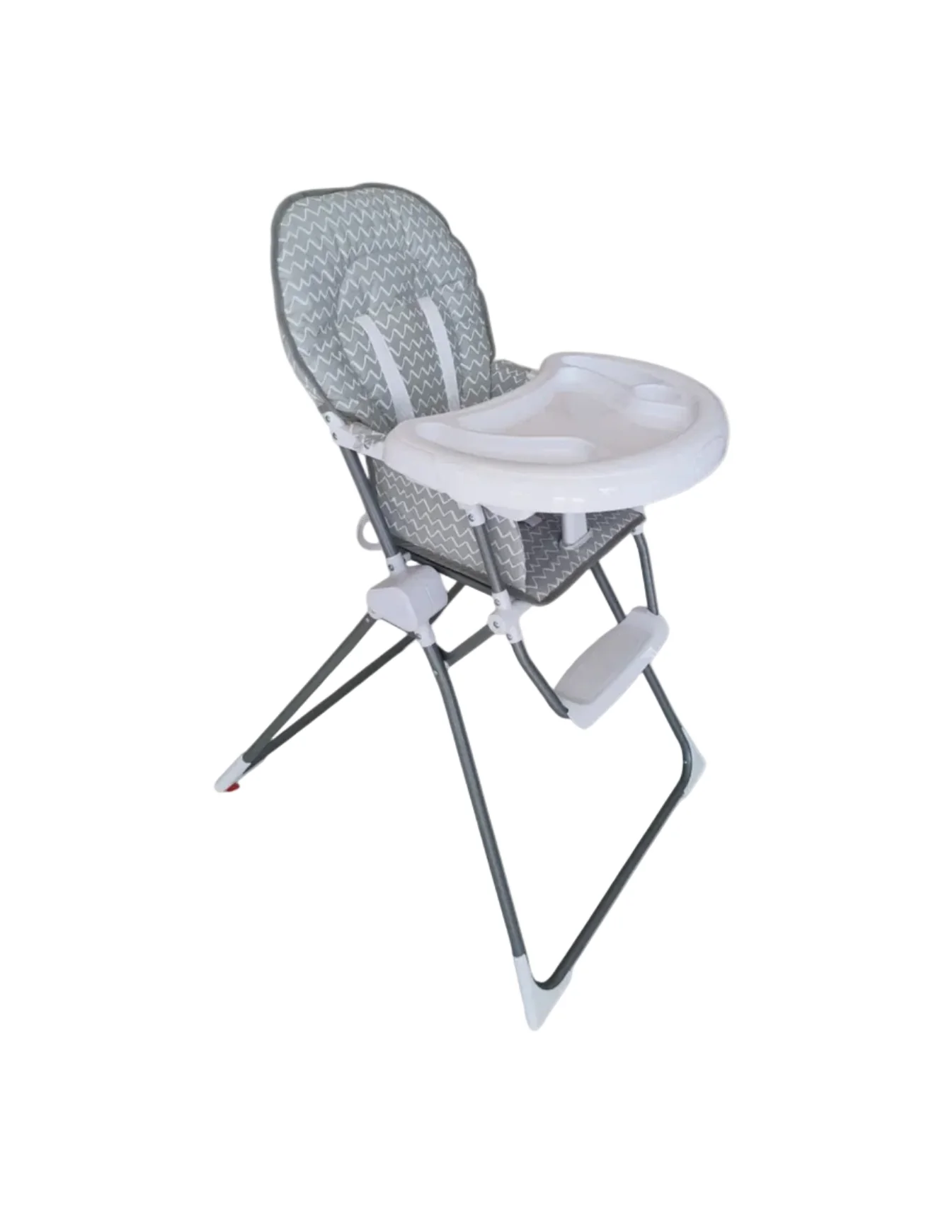 Zubaida's Bambies® Stylish & Compact Folding Baby High Chair with Adjustable Tray and 5-Point Harness
