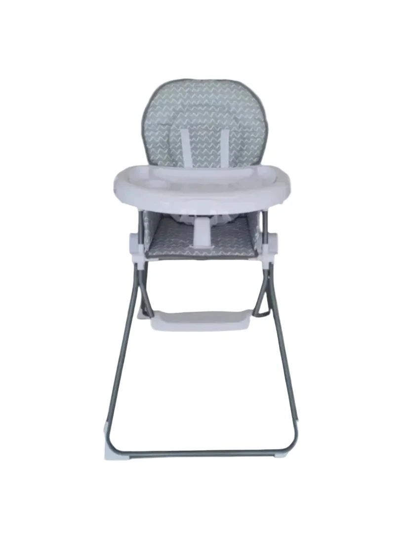 Zubaida's Bambies® Stylish & Compact Folding Baby High Chair with Adjustable Tray and 5-Point Harness - Image 2