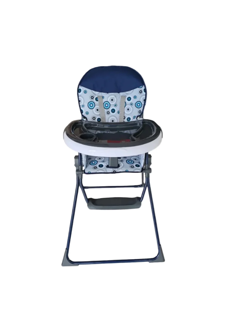 Zubaida's Bambies® Stylish & Compact Folding Baby High Chair with Adjustable Tray and 5-Point Harness - Image 2