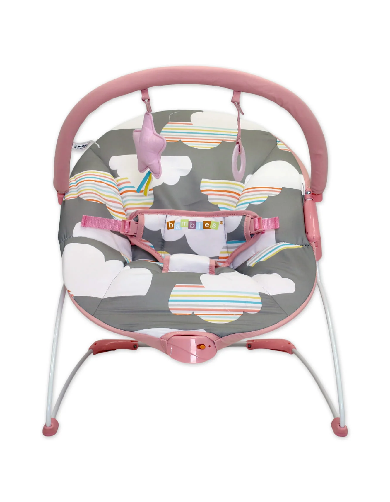 Bambies Baby Bouncer with Vibrations at Zubaidas Official™ - Image 3