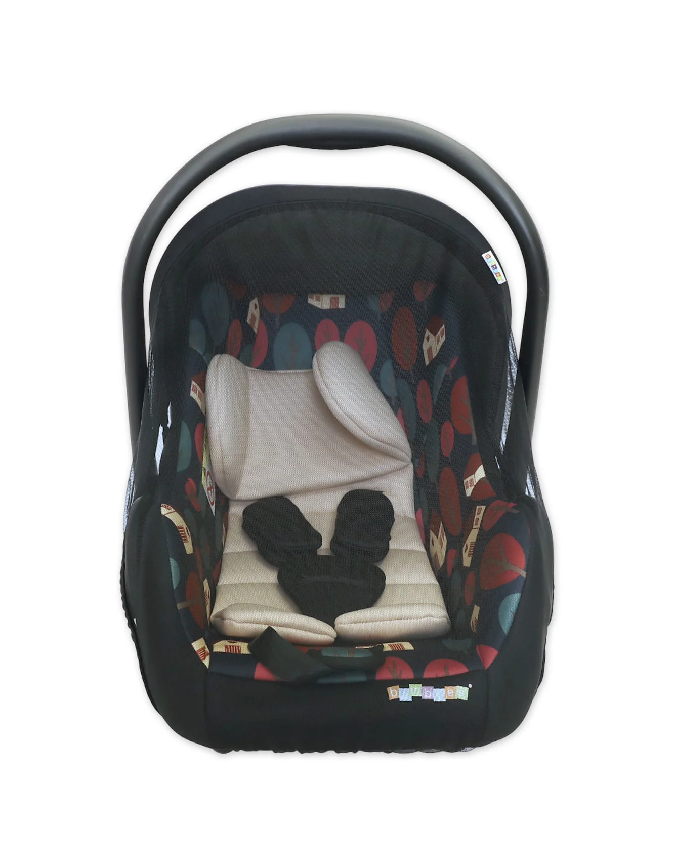 Zubaida's Bambies Premium Infant Car Seat & Carry Cot with Canopy & Mesh Cover - Image 5