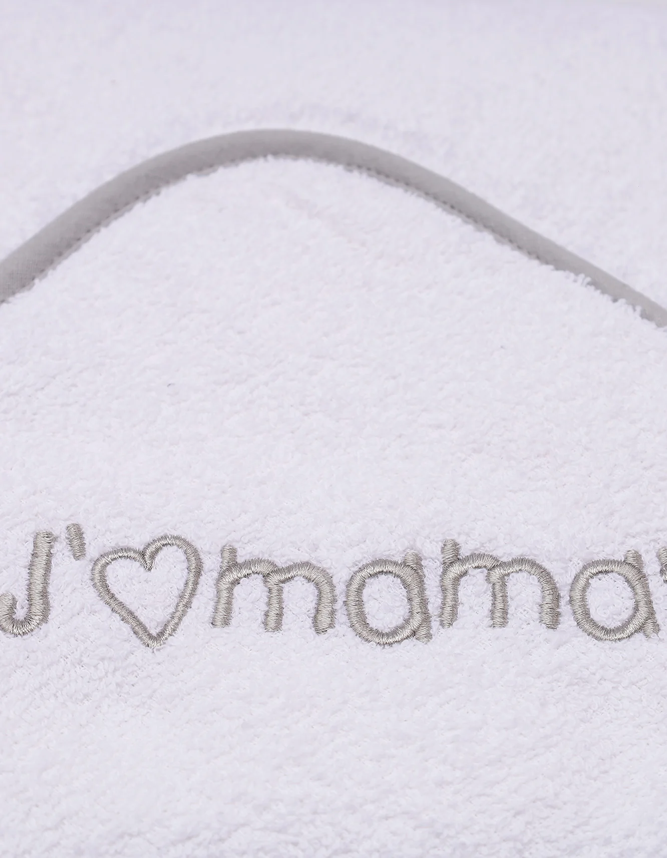Baby Bath Towel Hooded I love Mama at Zubaidas - Image 2