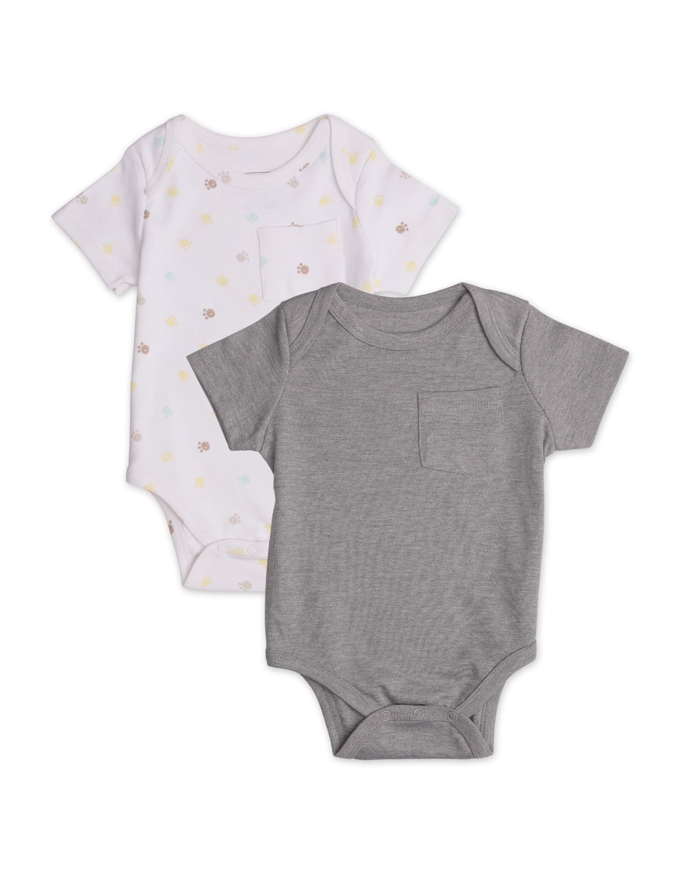 Zubaida's Soft & Comfortable Classic Front Pocket 2 Pcs Bodysuits