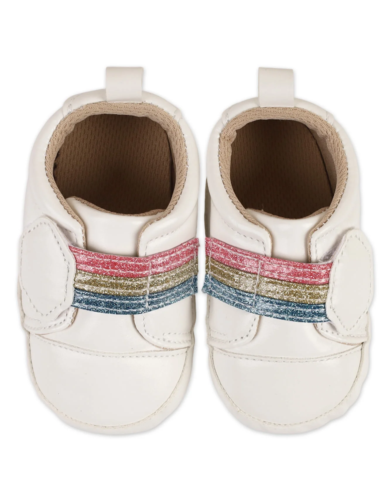 Zubaida's Rainbow Sparkle Pre-Walker Shoes - Image 2