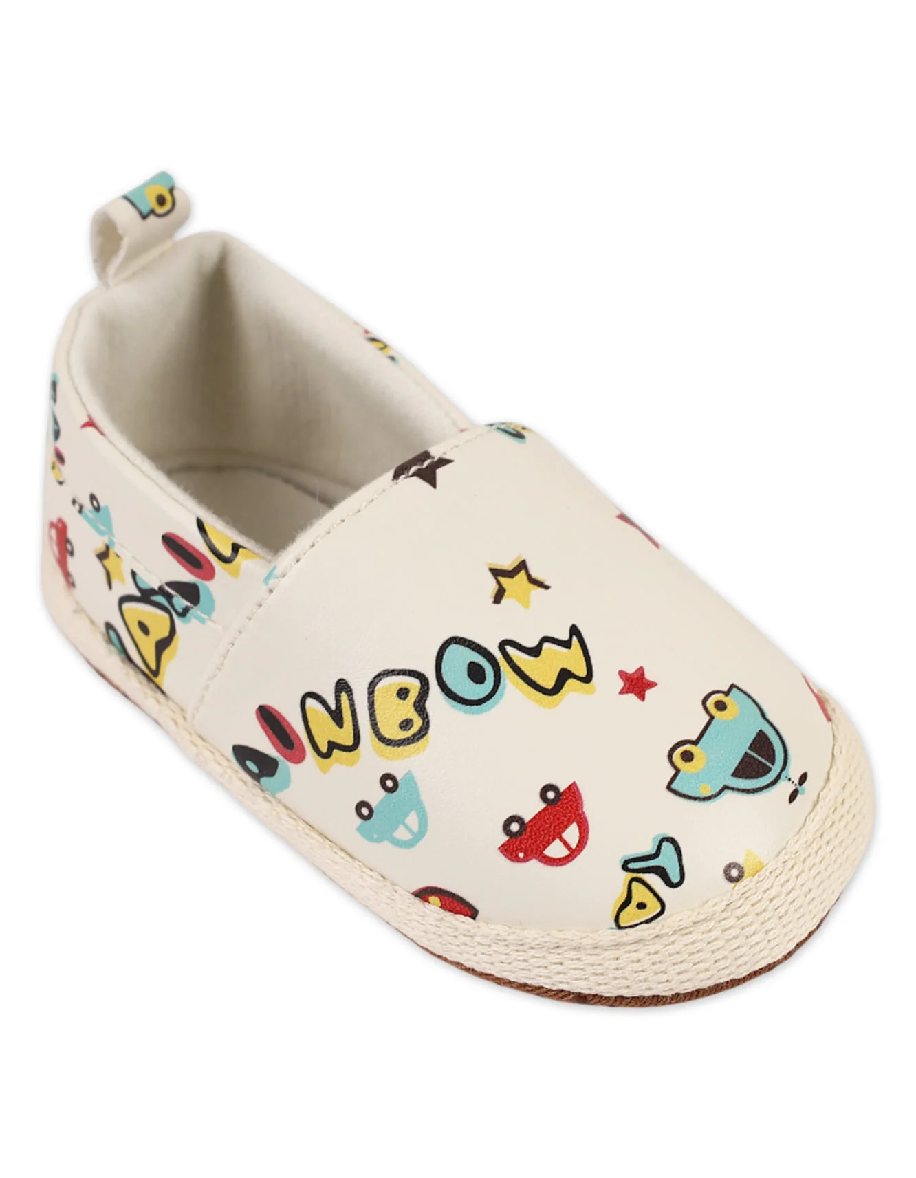 Zubaida's Happy Stripes Pre-Walker Shoes - Image 3