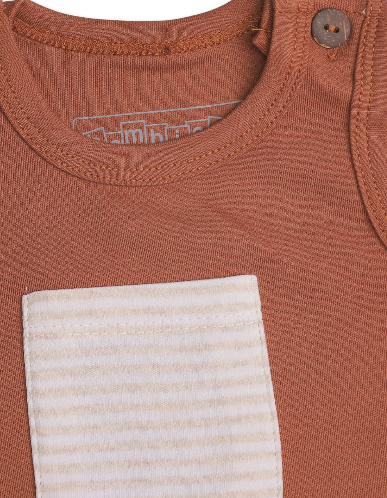 Zubaida's Soft & Breathable Kangaroo Pocket Sleeveless Bodysuit - Image 2