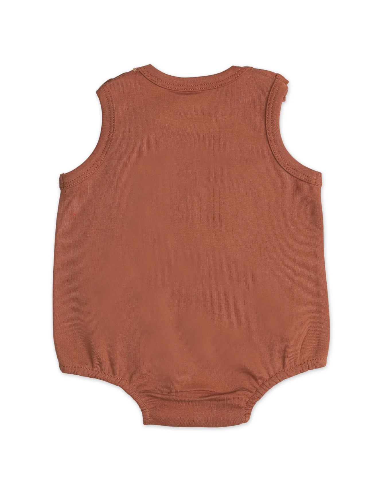 Zubaida's Soft & Breathable Kangaroo Pocket Sleeveless Bodysuit - Image 3