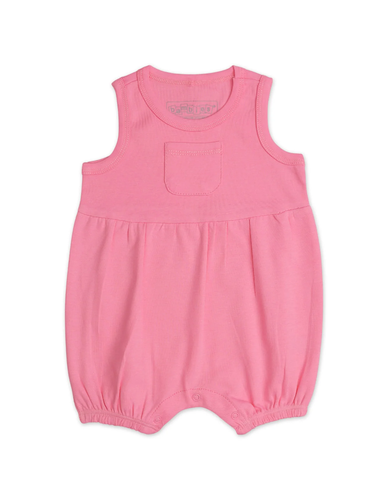 Zubaida's Soft & Breathable Kangaroo Pocket Sleeveless Romper