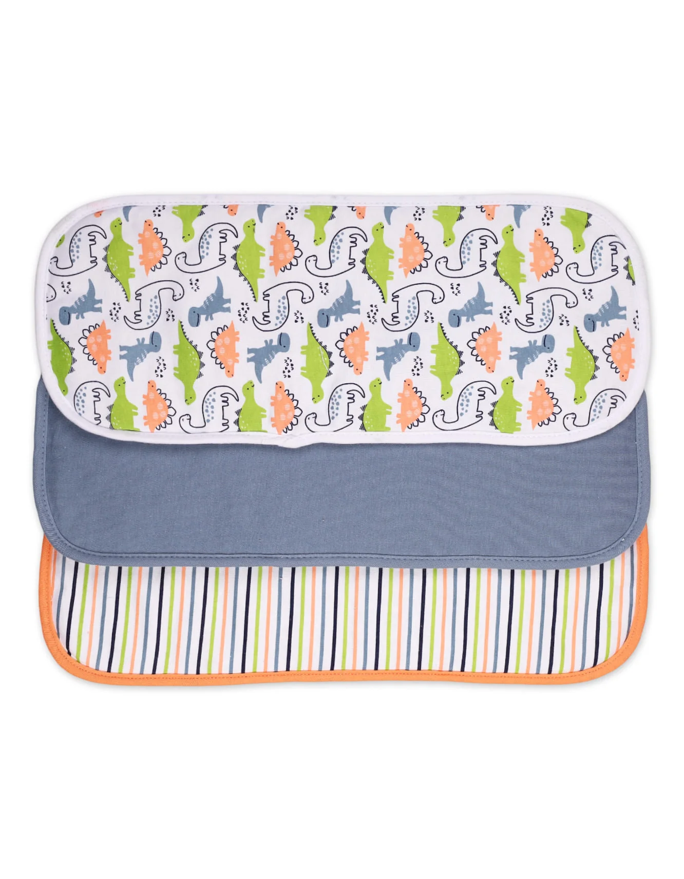 Zubaida's Soft, Absorbent & Baby-Friendly 3 Pcs Burp Cloths