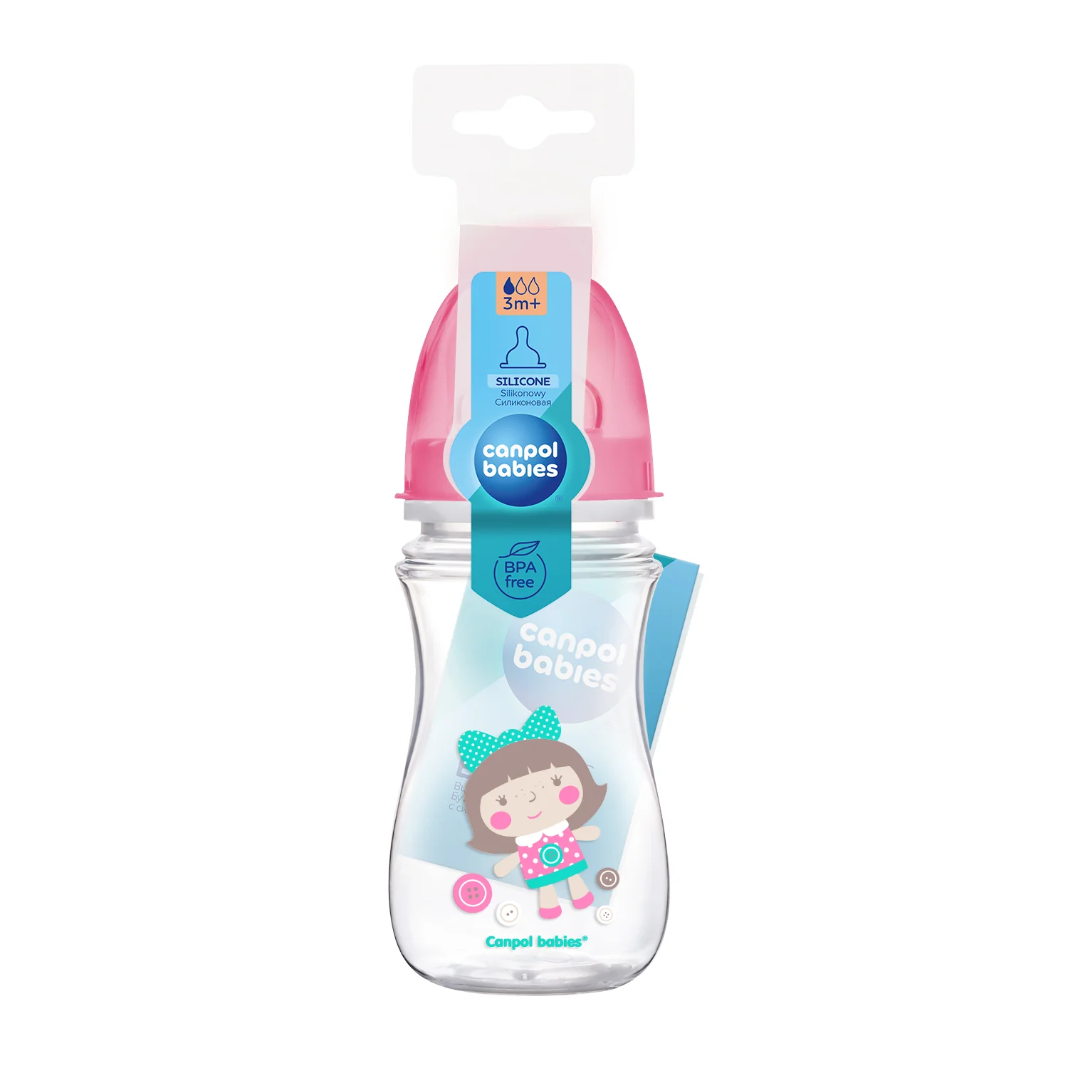 Canpol babies Anti-colic Wide Neck Bottle 240 ML PP Easy Start TOYS 35/206 at Zubaidas Official™ - Image 2