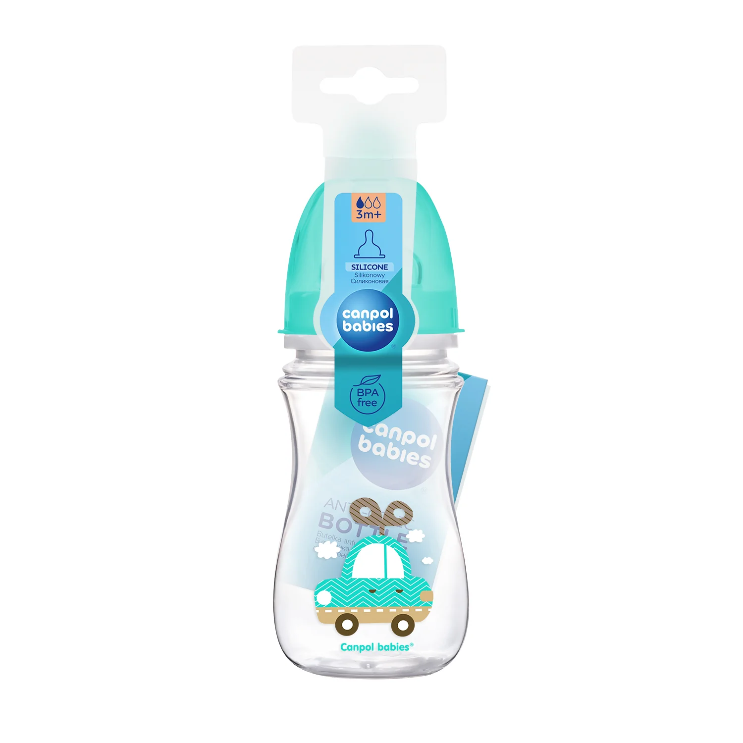Canpol babies Anti-colic Wide Neck Bottle 240 ML PP Easy Start TOYS 35/206 at Zubaidas Official™ - Image 2