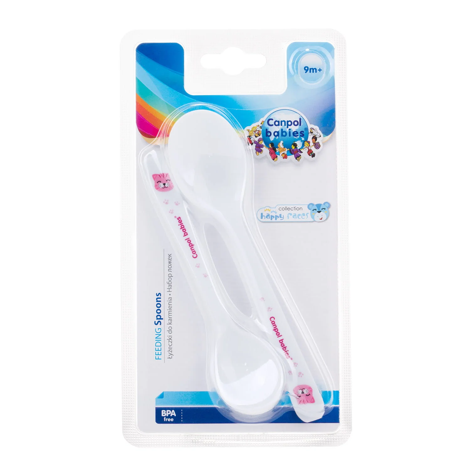 Canpol Babies Happy Faces Spoon Set 4/417 at Zubaidas Official™