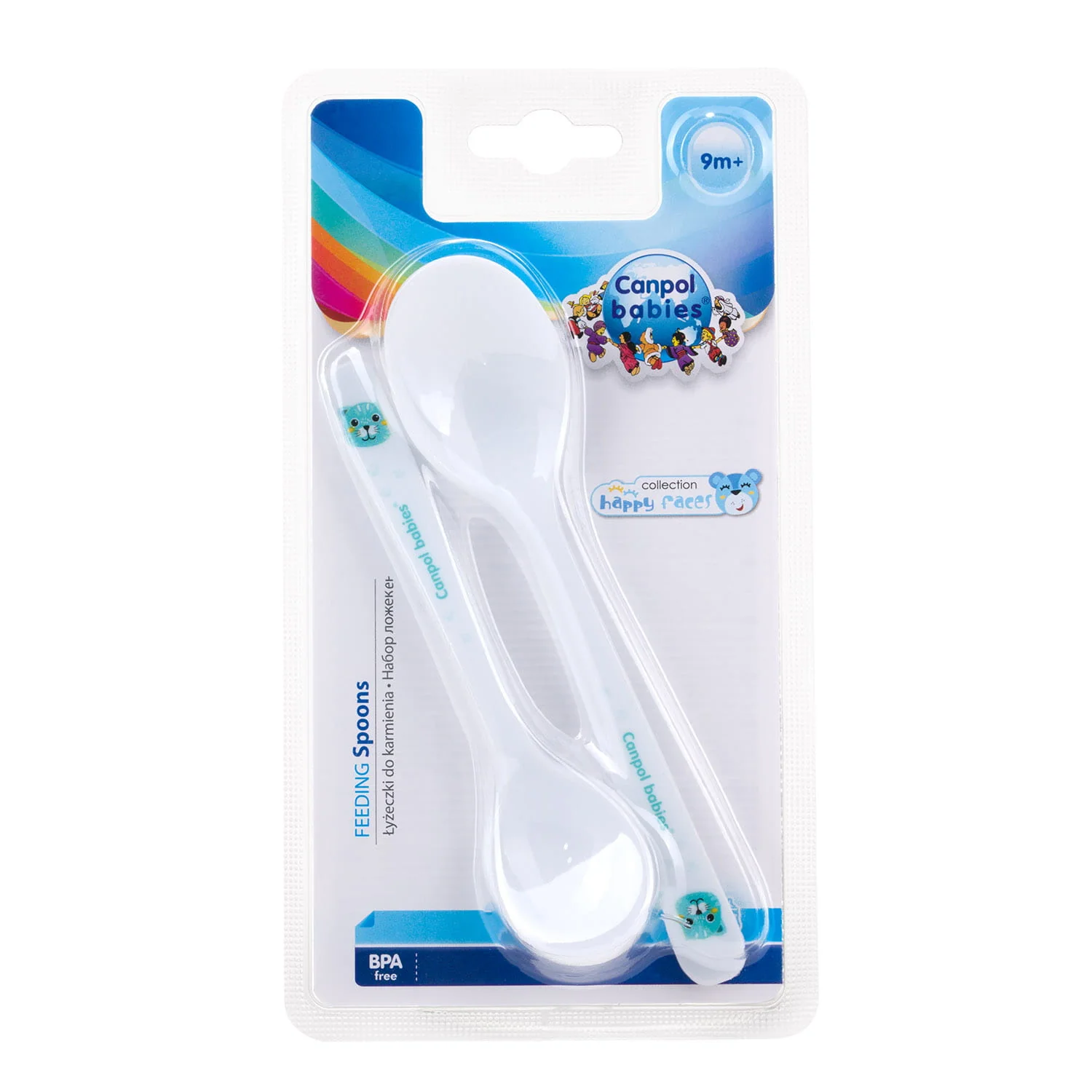 Canpol Babies Happy Faces Spoon Set 4/417 at Zubaidas Official™ - Image 2