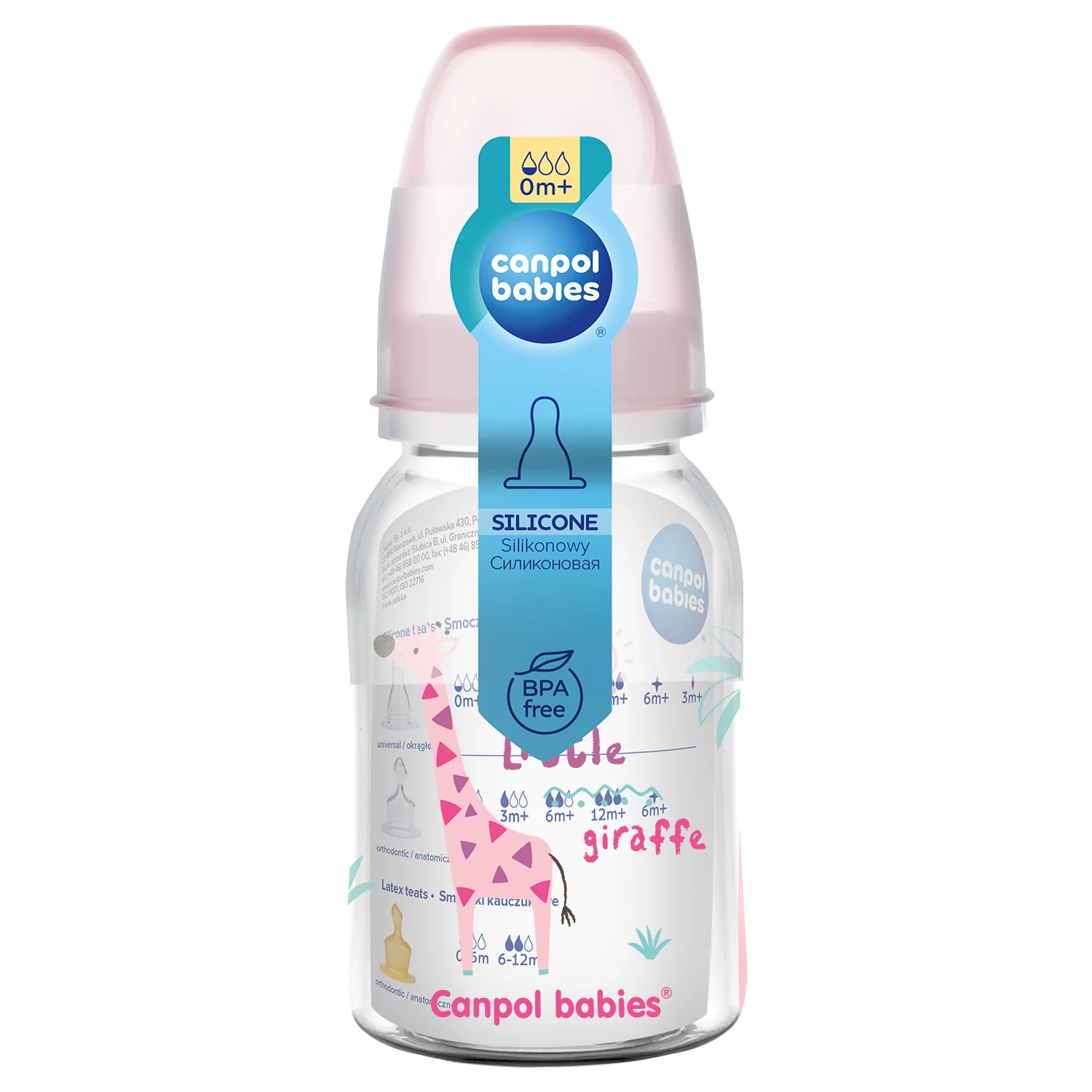 Canpol babies Narrow Neck Bottle 120 ML Africa 59/100 at Zubaidas Official™ - Image 2