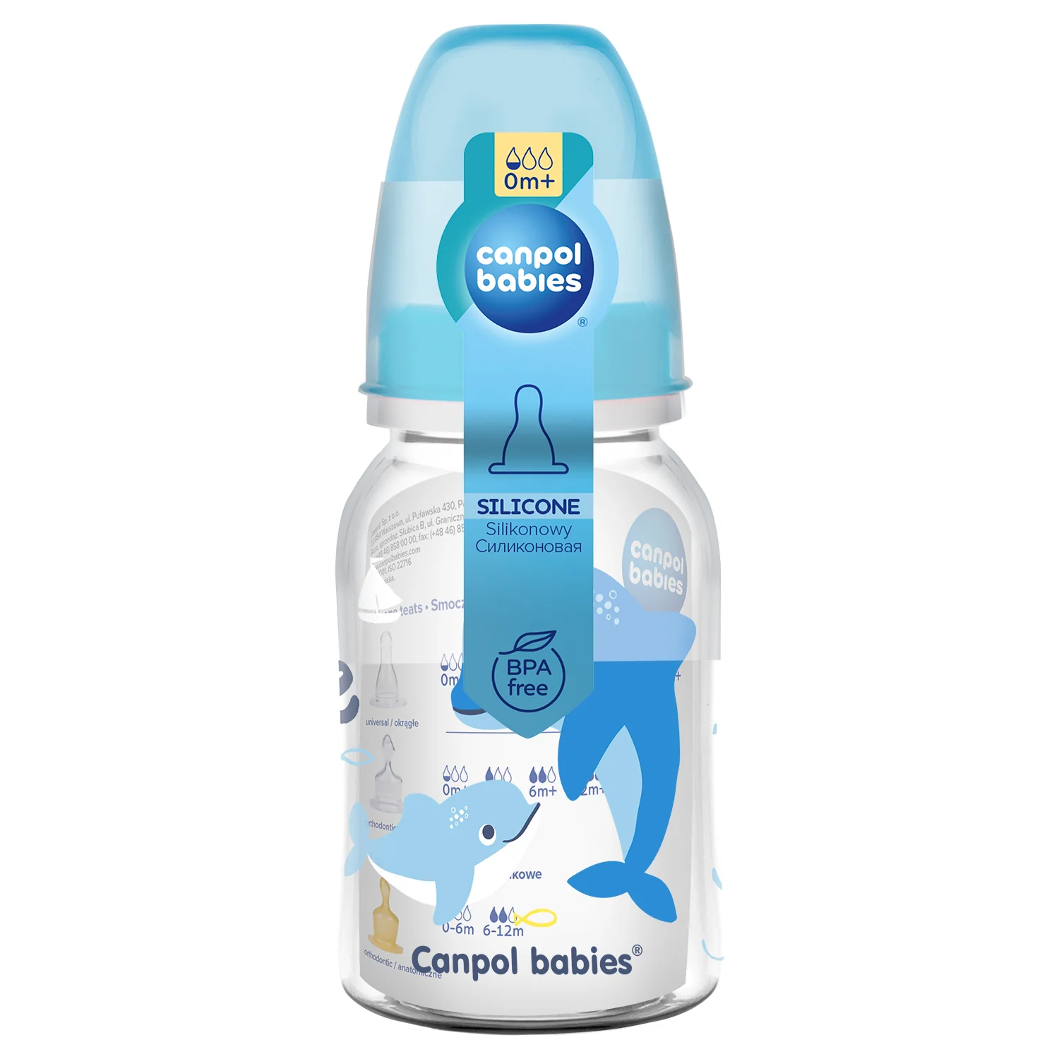 Canpol babies Narrow Neck Bottle 120 ML LOVE & SEA 59/300 at Zubaidas Official™ - Image 2