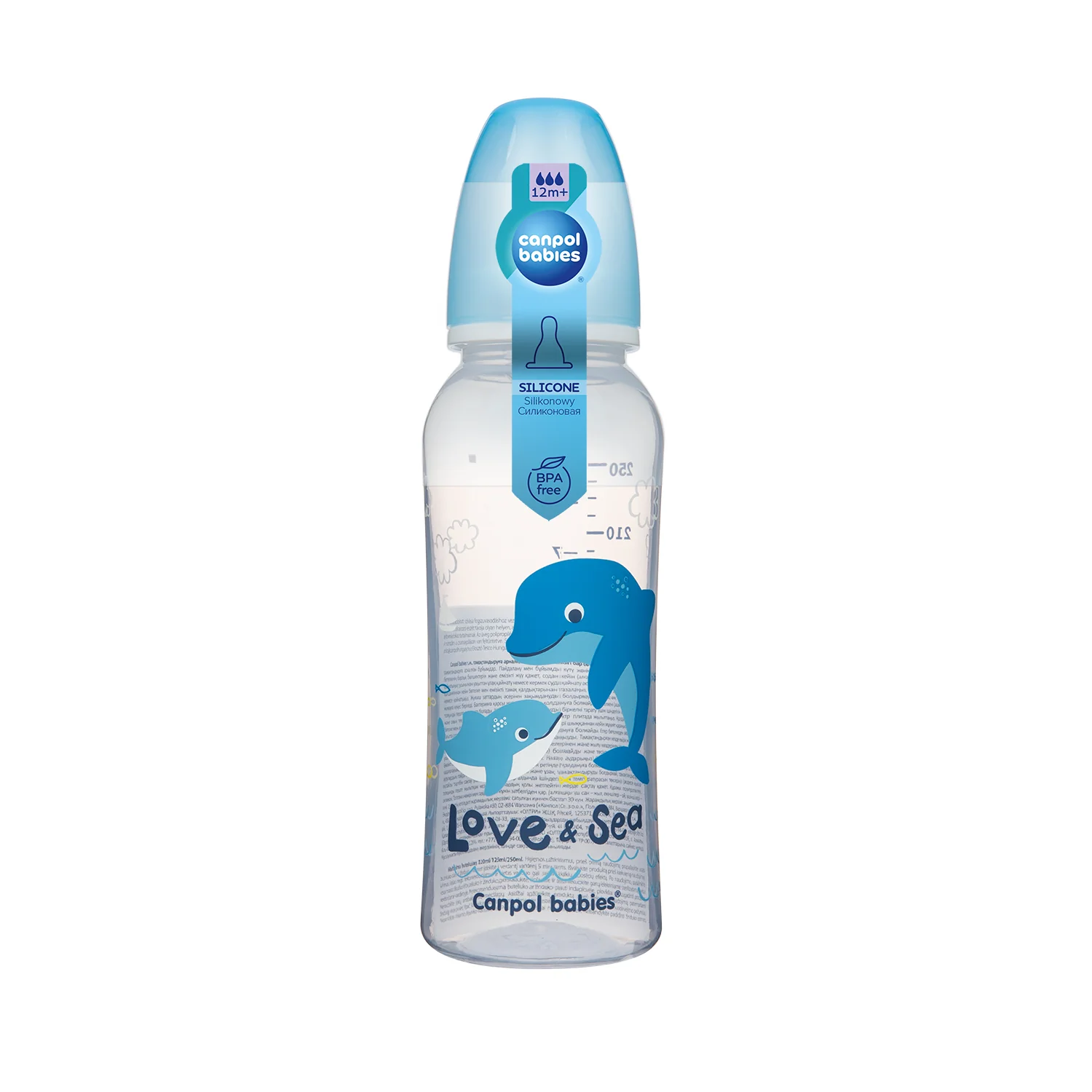 Canpol babies Narrow Neck Bottle 250 ML LOVE & SEA 59/400 at Zubaidas Official™ - Image 2