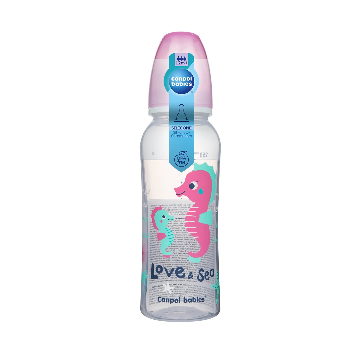 Canpol babies Narrow Neck Bottle 250 ML LOVE & SEA 59/400 at Zubaidas Official™ - Image 2