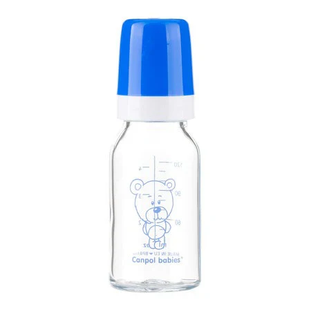 Canpol Babies Narrow Neck Glass Bottle 120 ML 42/102 at Zubaidas Official™