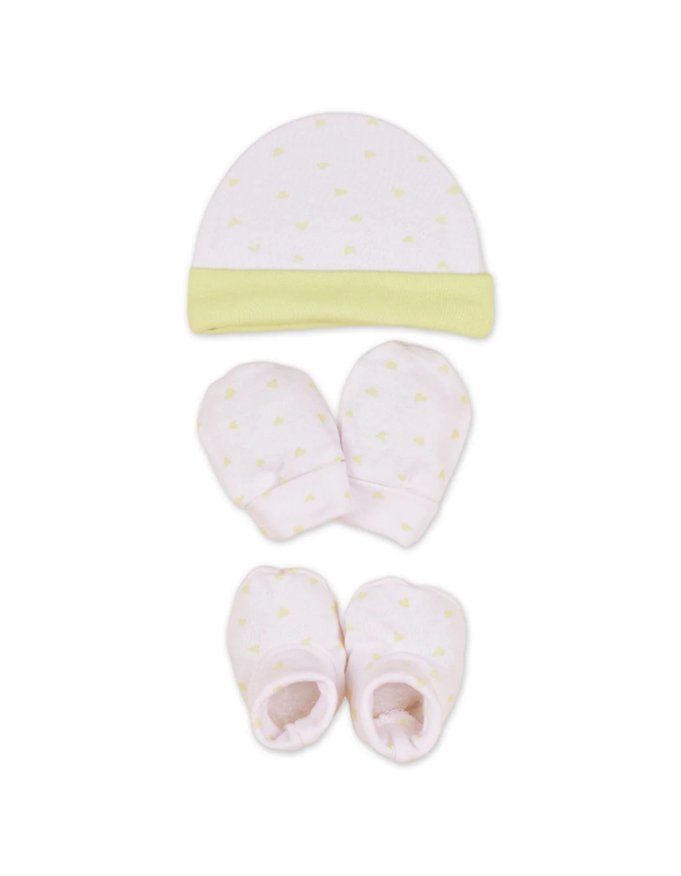 Zubaida's Cap, Mitten & Booties Set