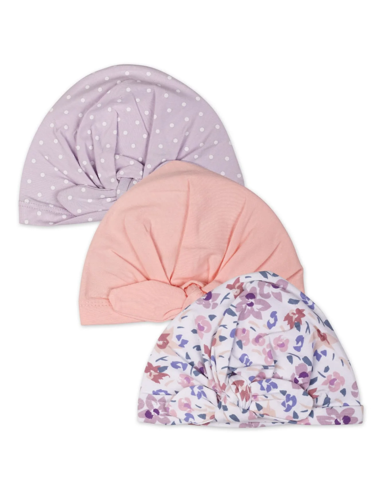 Zubaida's Adorable, Soft & Gentle 3 Pcs Knotted Cap
