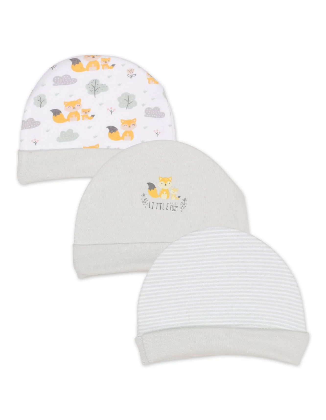 Zubaida's Caps Pack of 3 (Small) - Fox Theme