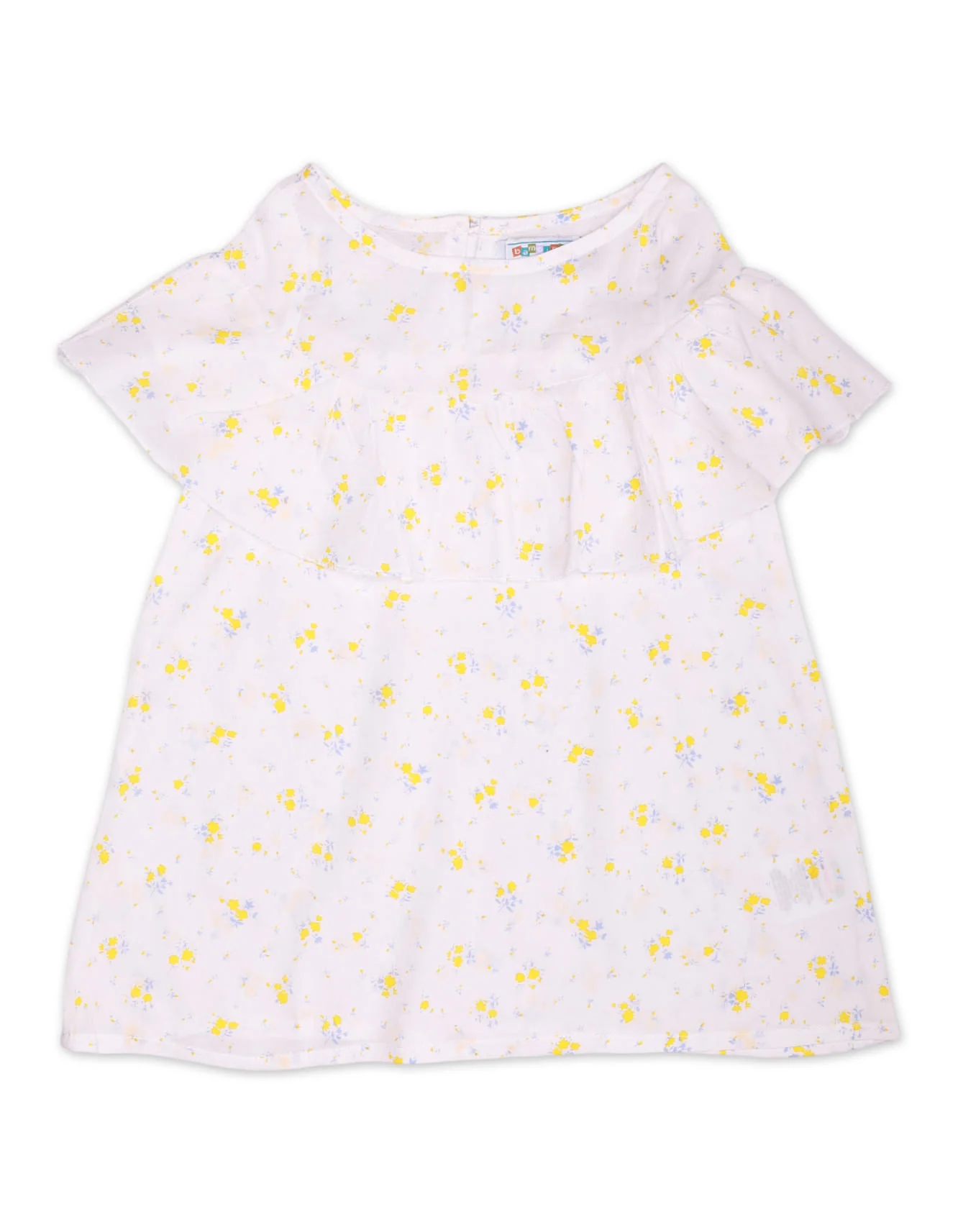 Zubaida's Flutter Sleeves Floral Dress