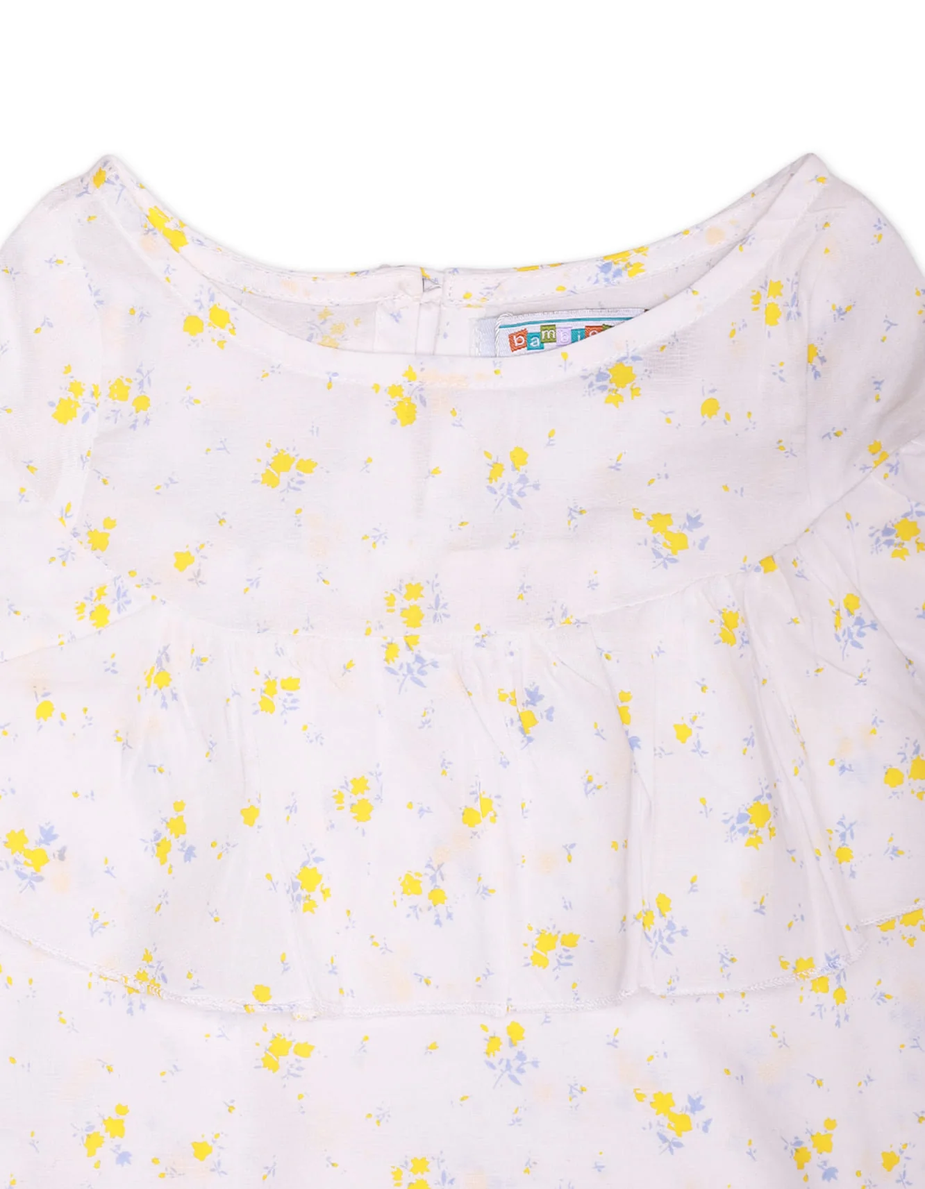 Zubaida's Flutter Sleeves Floral Dress - Image 2
