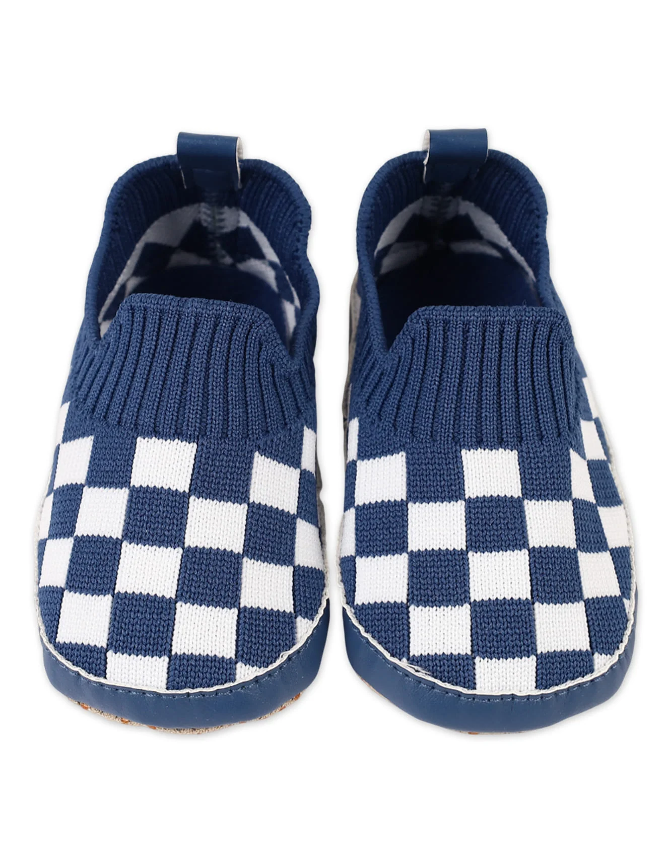 Zubaida's Checkerboard Cutie Knitted Slip-On Shoes