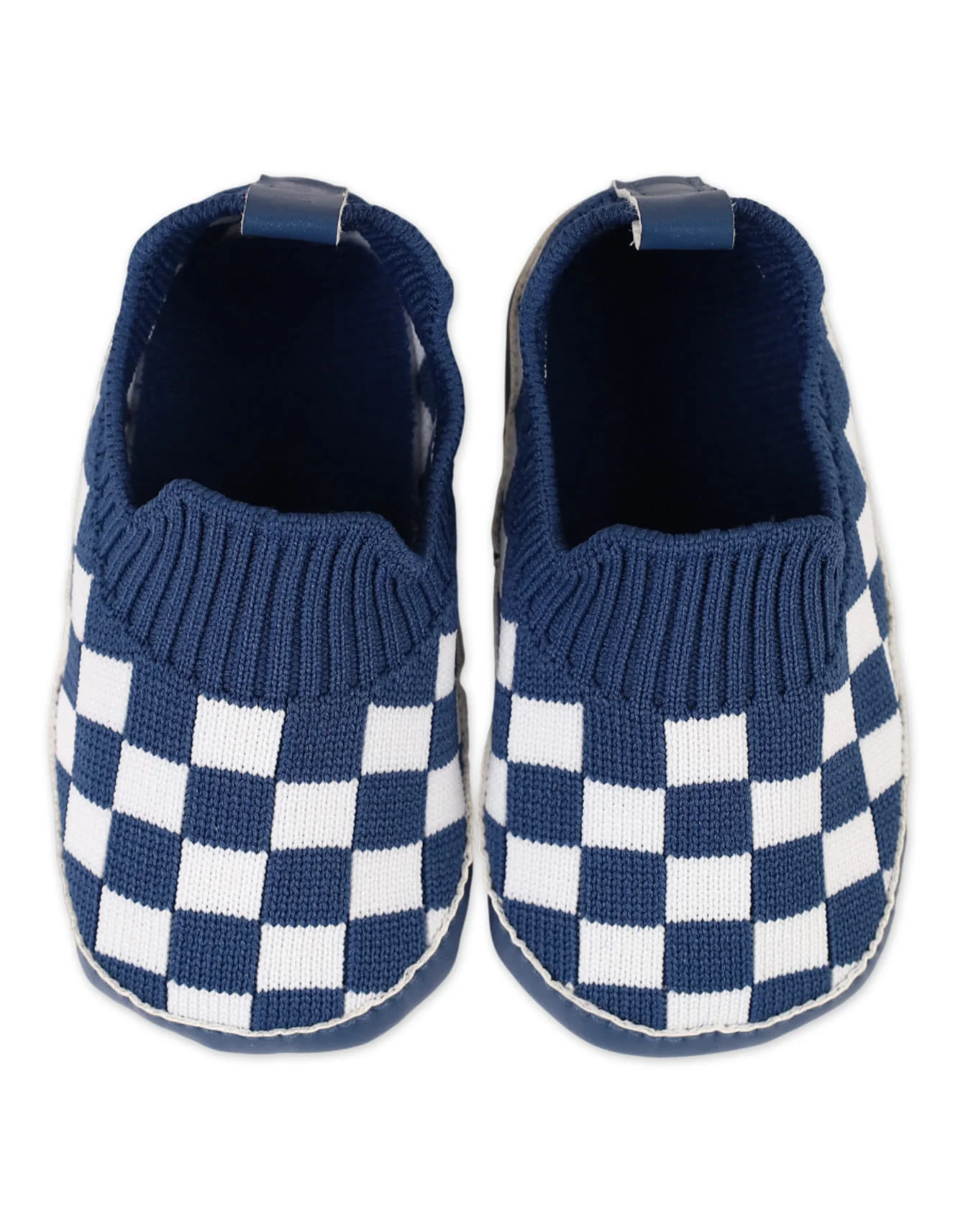 Zubaida's Checkerboard Cutie Knitted Slip-On Shoes - Image 2