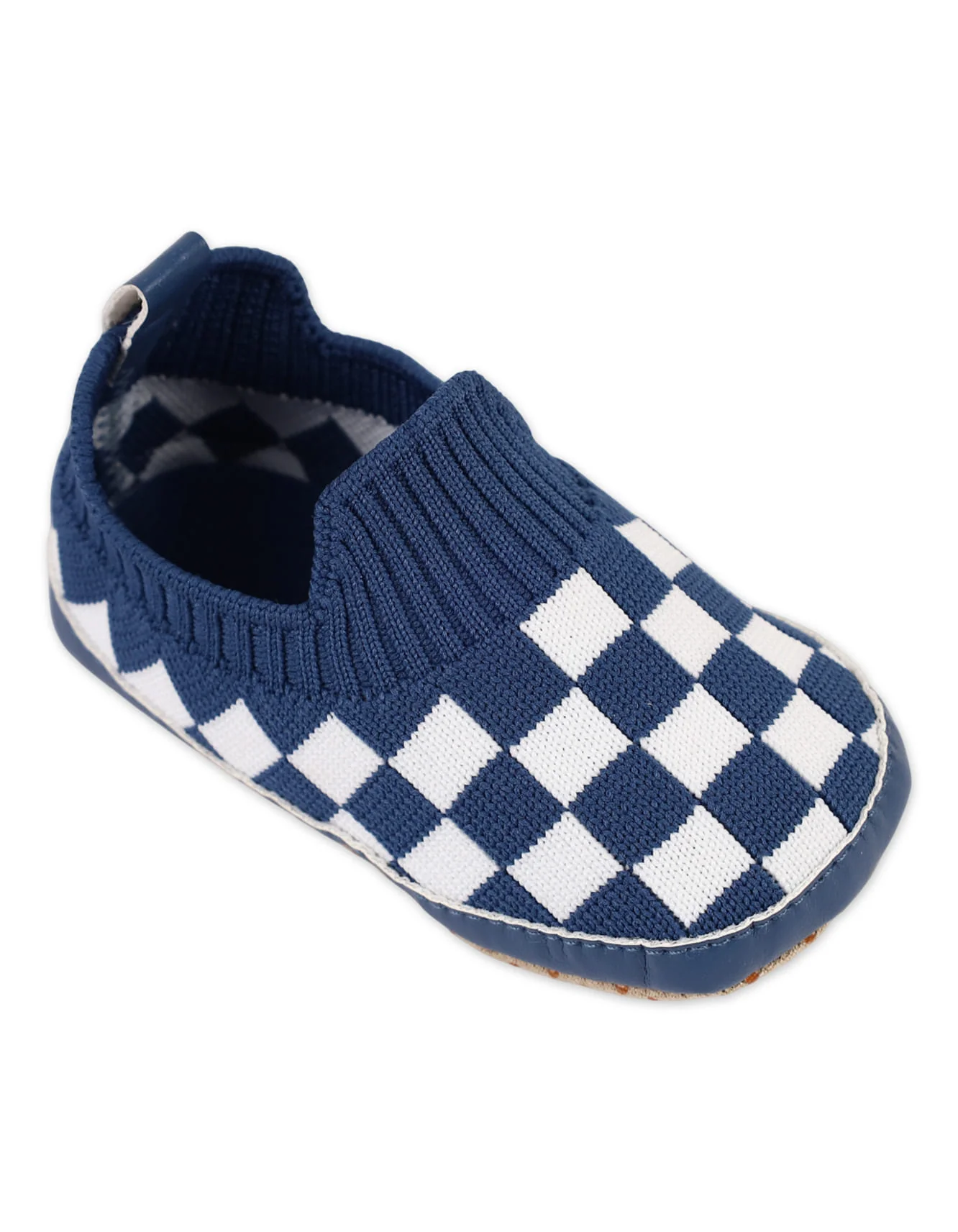 Zubaida's Checkerboard Cutie Knitted Slip-On Shoes - Image 3