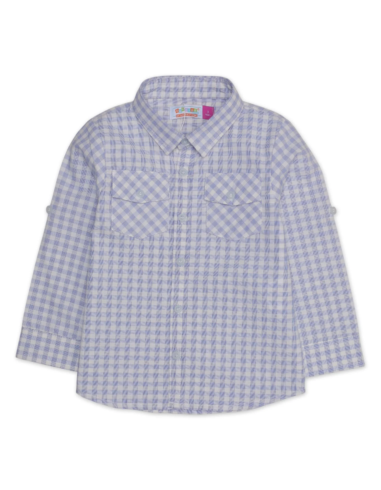 Zubaida's Full Sleeves Double Pocket Classic Plaid Shirt