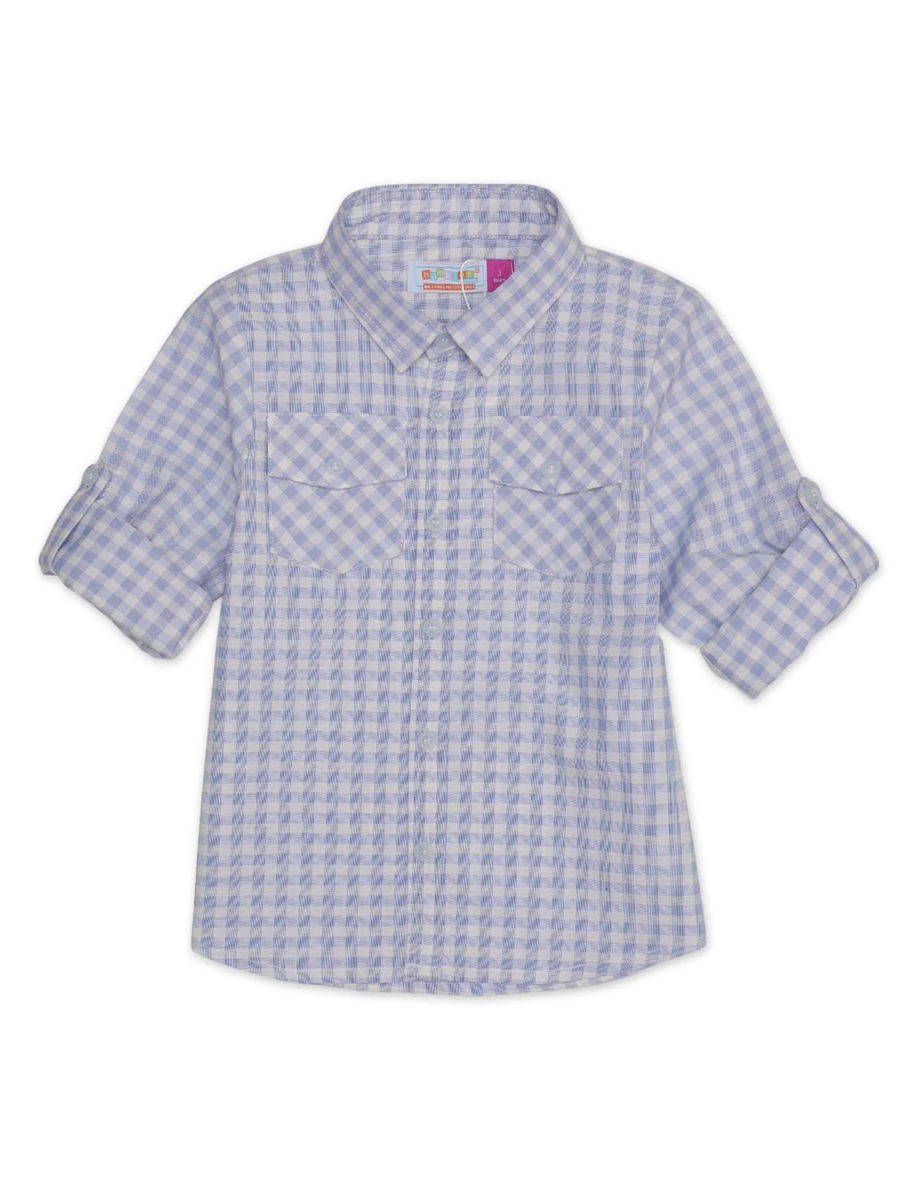 Zubaida's Full Sleeves Double Pocket Classic Plaid Shirt - Image 2