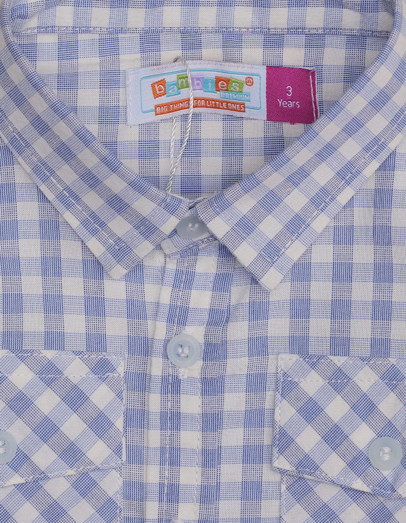 Zubaida's Full Sleeves Double Pocket Classic Plaid Shirt - Image 3