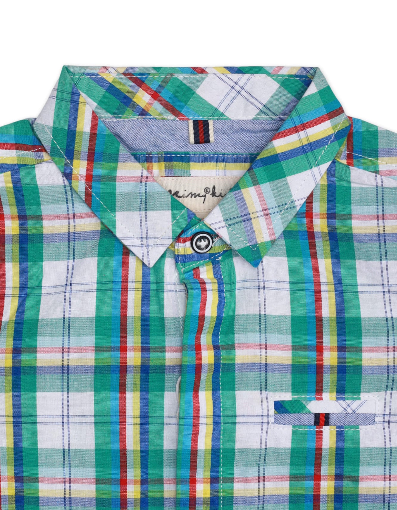 Zubaida's Checkered Short Sleeves Shirt - Image 3