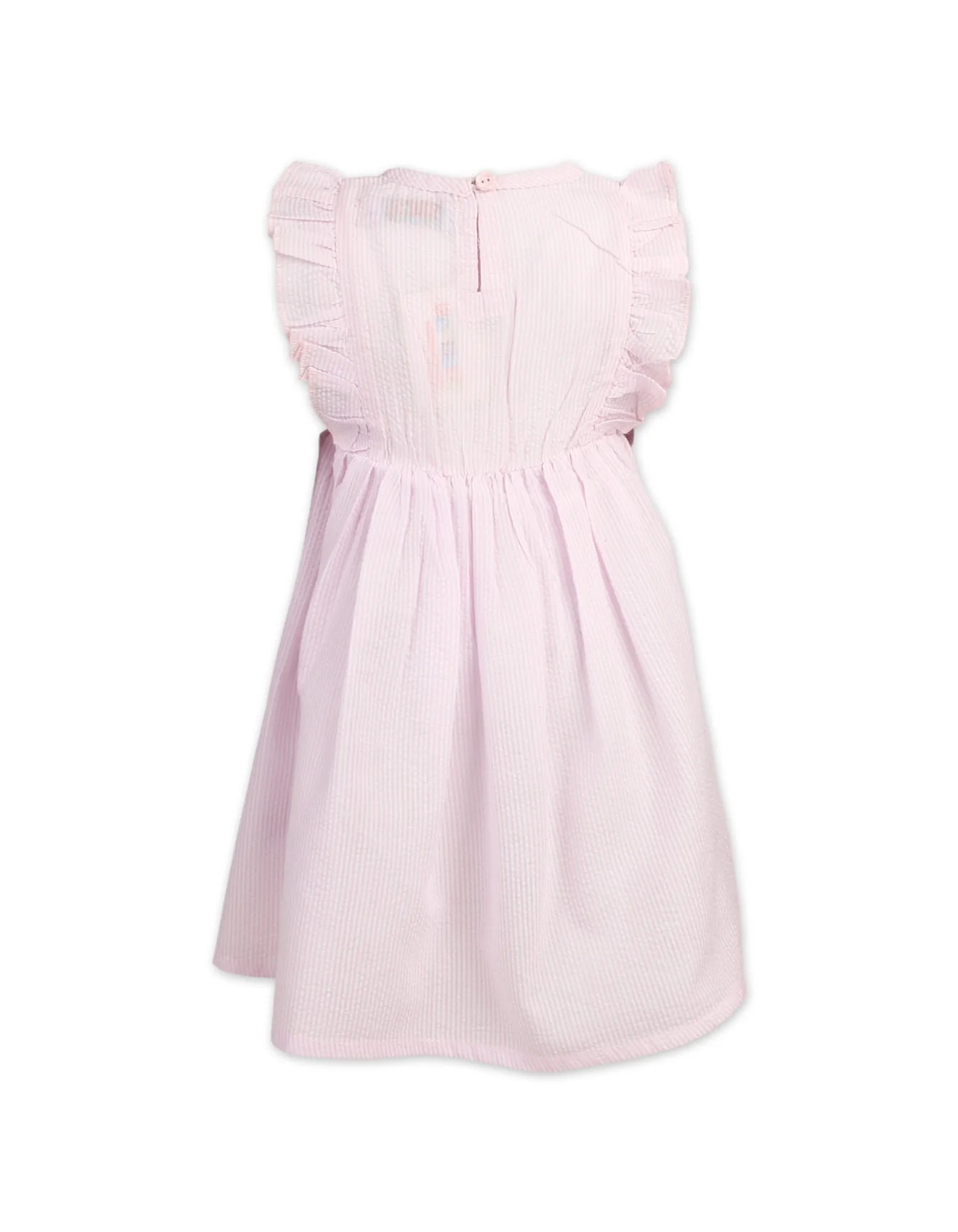Dress Ruffled with Classical Gingham Print at Zubaidas Official™ Pakistan - Image 2
