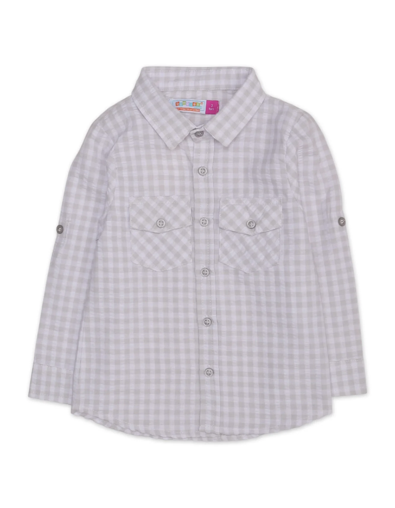 Zubaida's Full Sleeves Double Pocket Classic Plaid Shirt