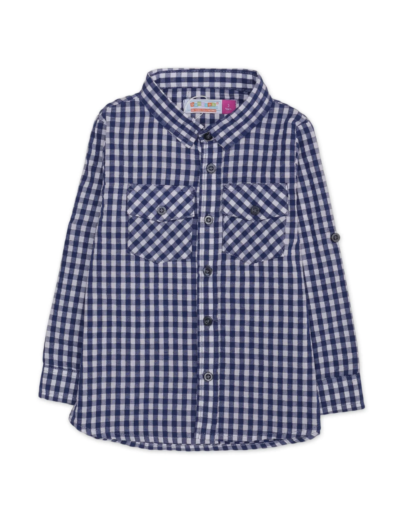 Zubaida's Full Sleeves Double Pocket Classic Plaid Shirt