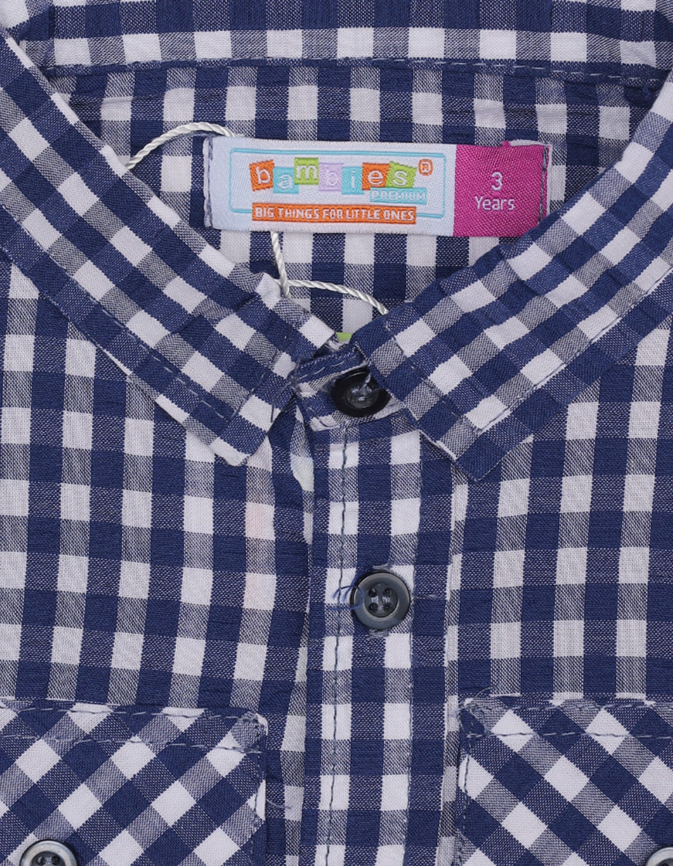 Zubaida's Full Sleeves Double Pocket Classic Plaid Shirt - Image 3