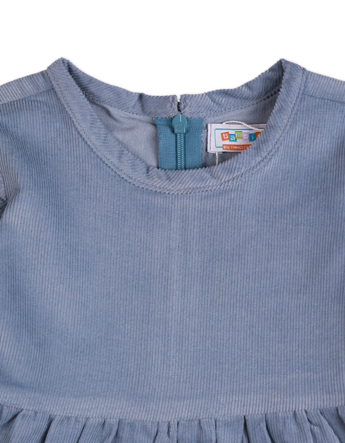 Zubaida's Corduroy Dress with Matching Purse - Image 5