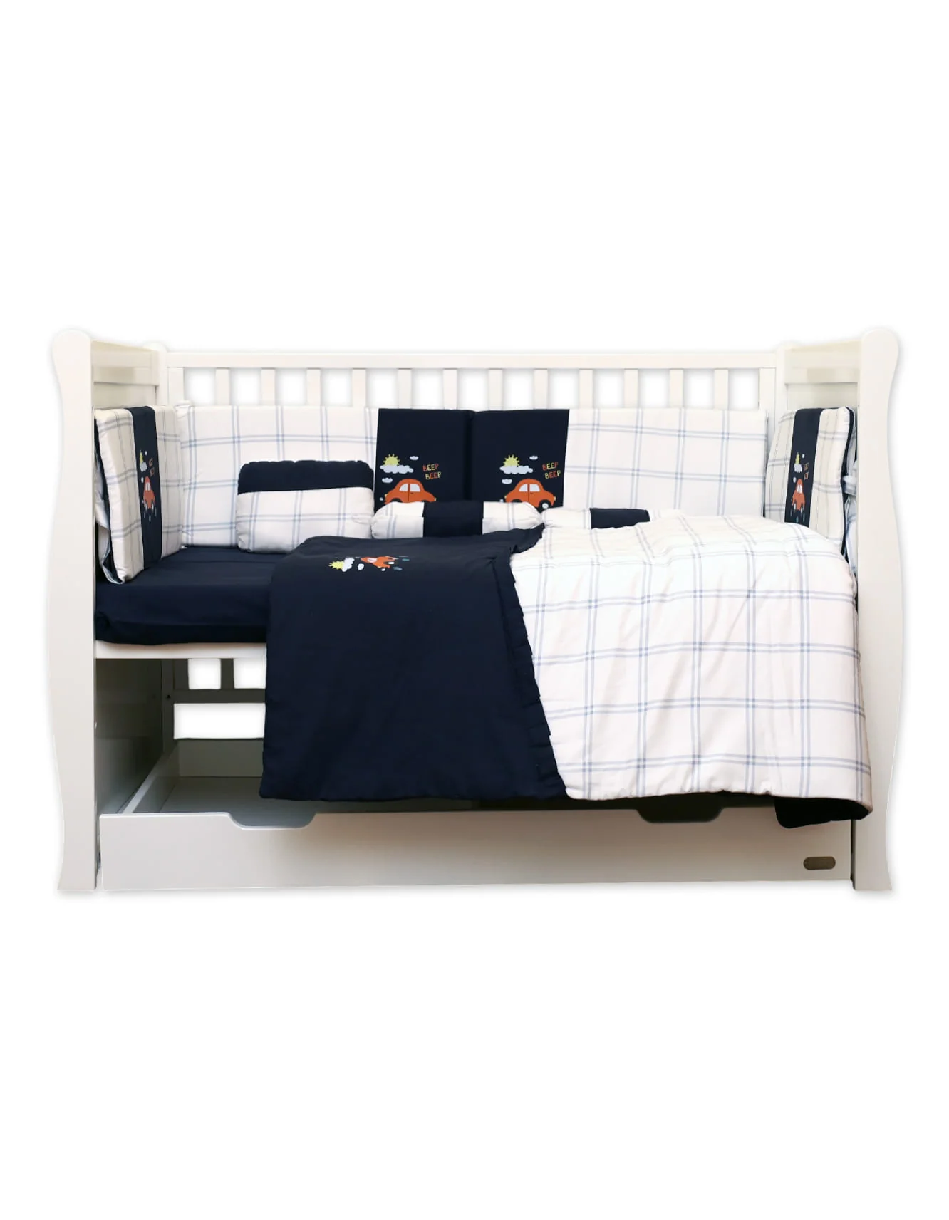 Cot Bedding Set BEEP BEEP Car Theme at Zubaidas Official™ Pakistan