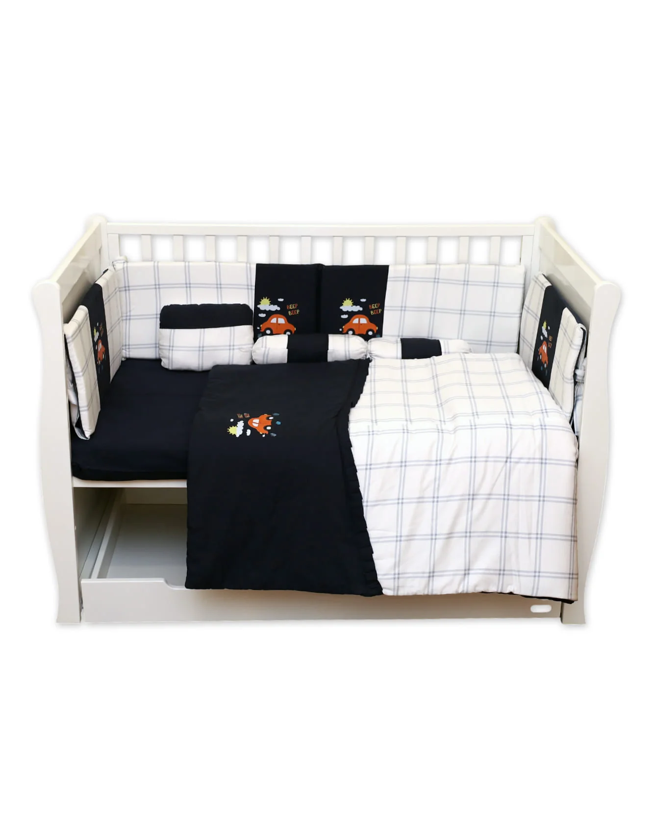 Cot Bedding Set BEEP BEEP Car Theme at Zubaidas Official™ Pakistan - Image 2