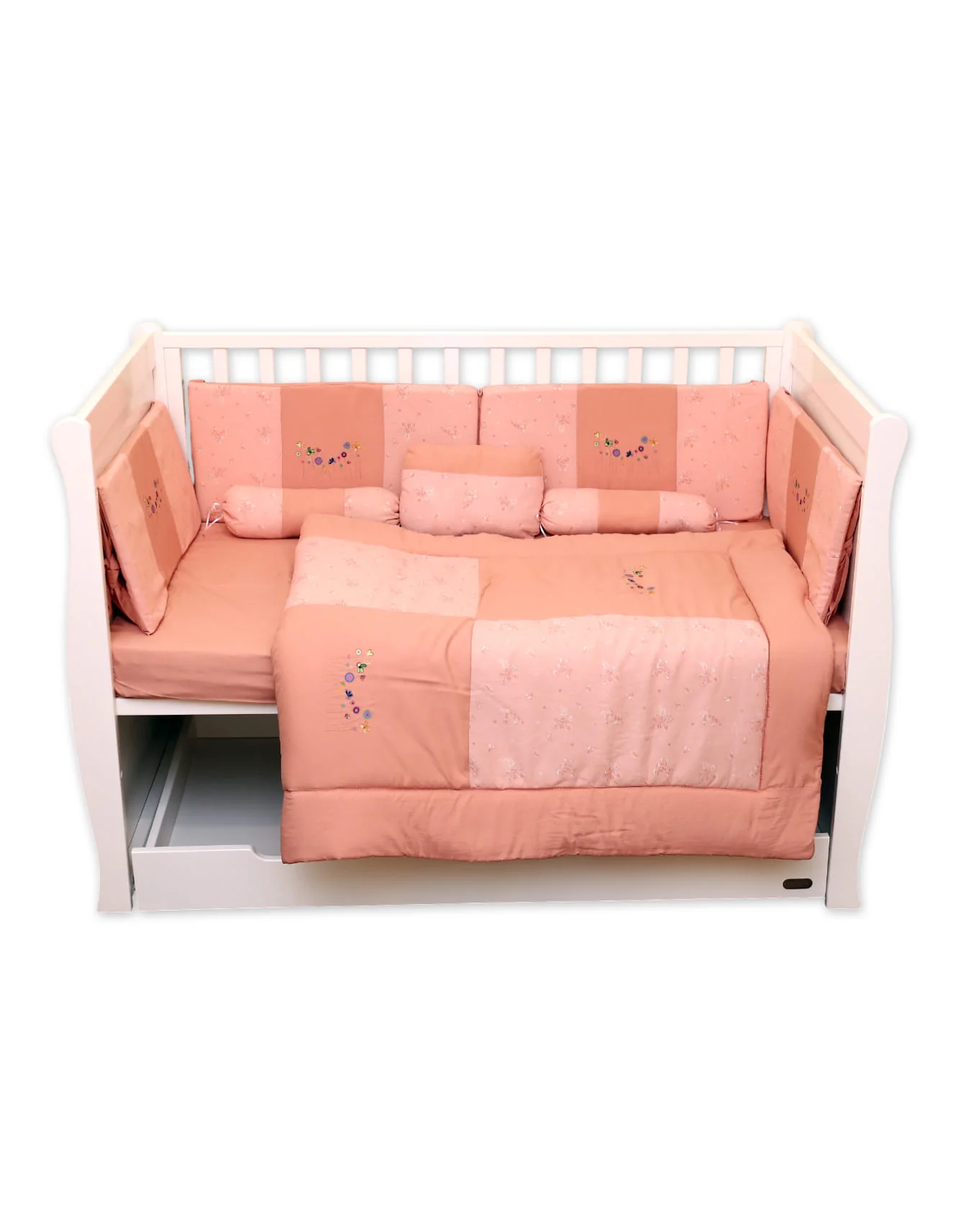 Cot Bedding Set Floral at Zubaidas Official™ Pakistan - Image 2