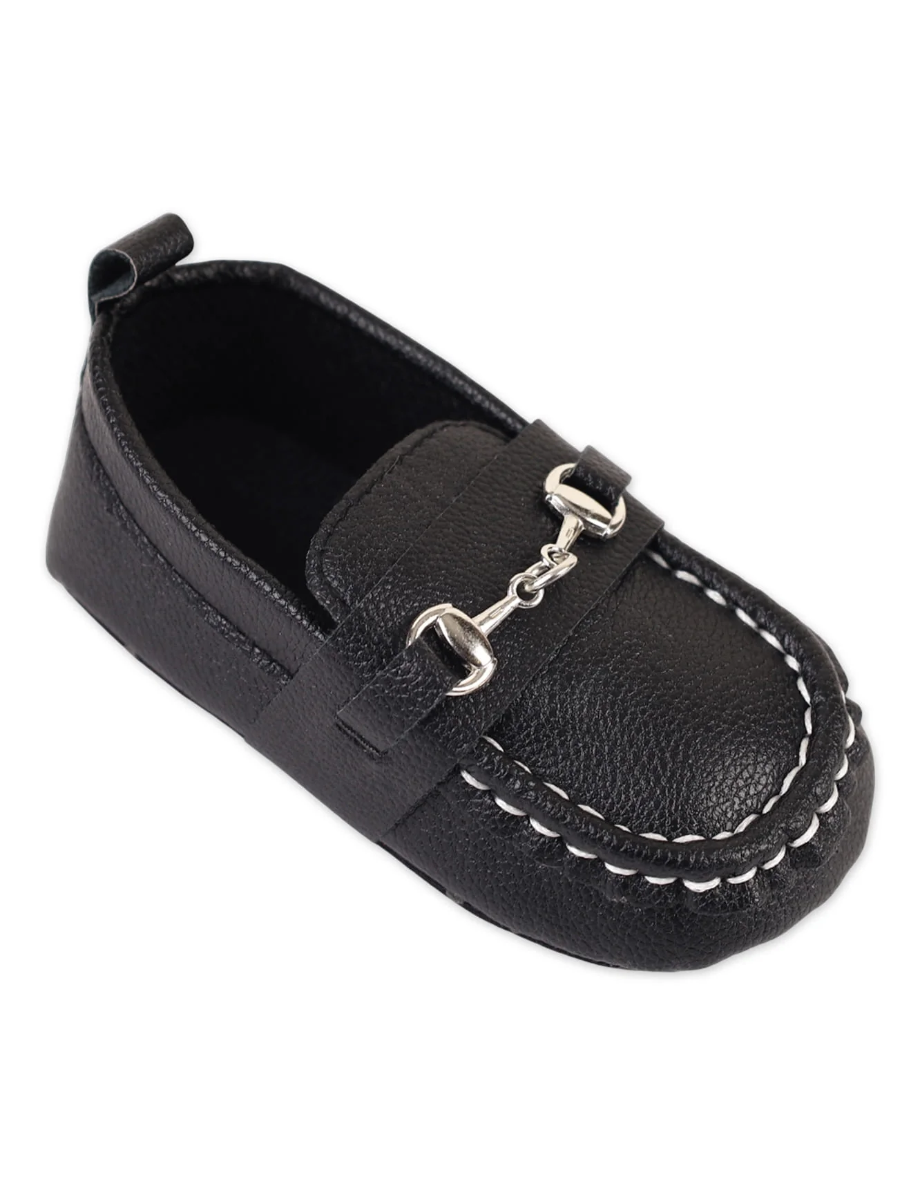 Zubaida's Dapper Darling Silver Bit Loafers - Image 3