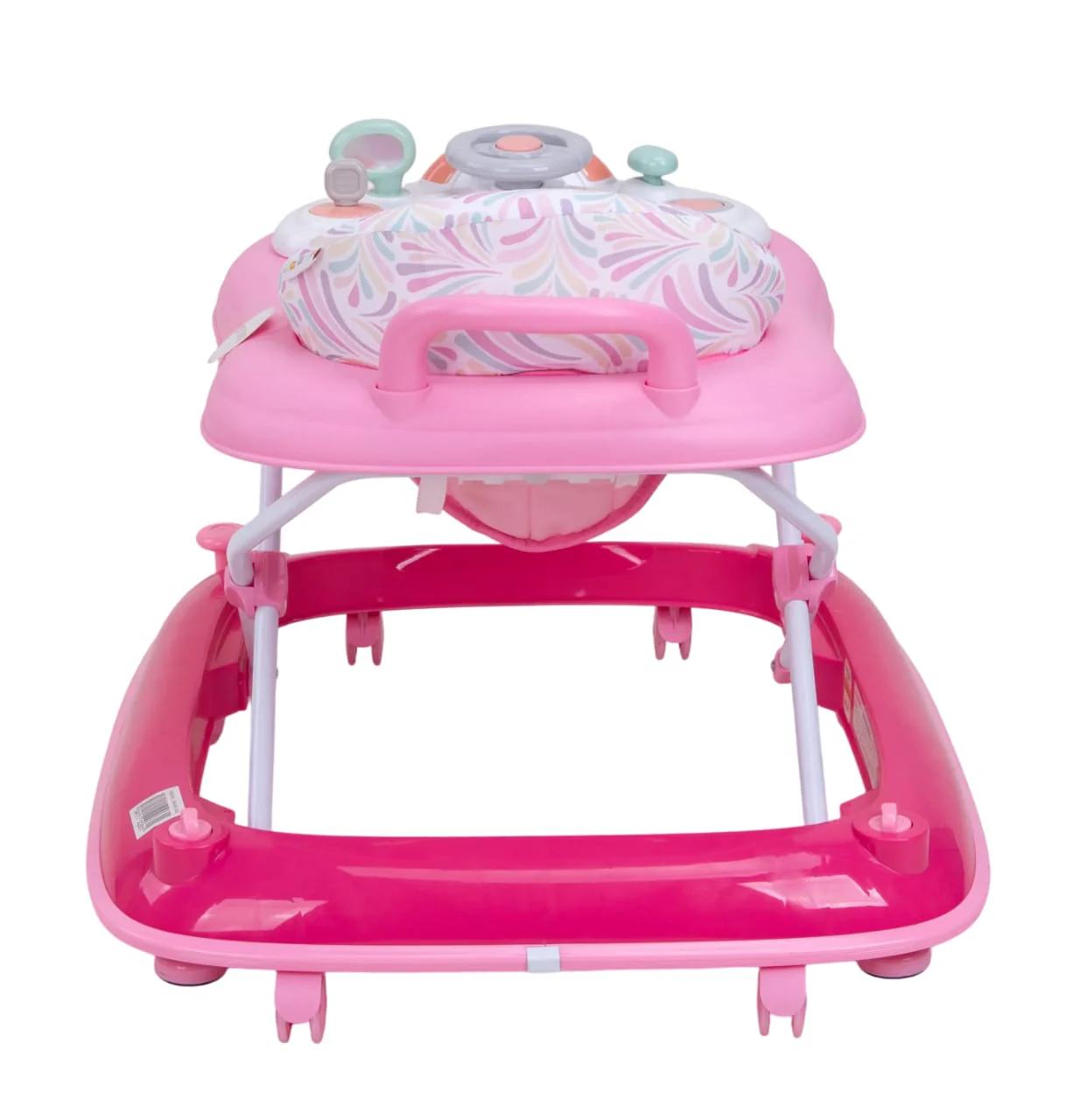 Zubaida's Deluxe Bambies® 4-in-1 Baby Walker with Detachable Activity Tray, Push-Behind, Padded Seat and Feeding Tray Functions - Image 2
