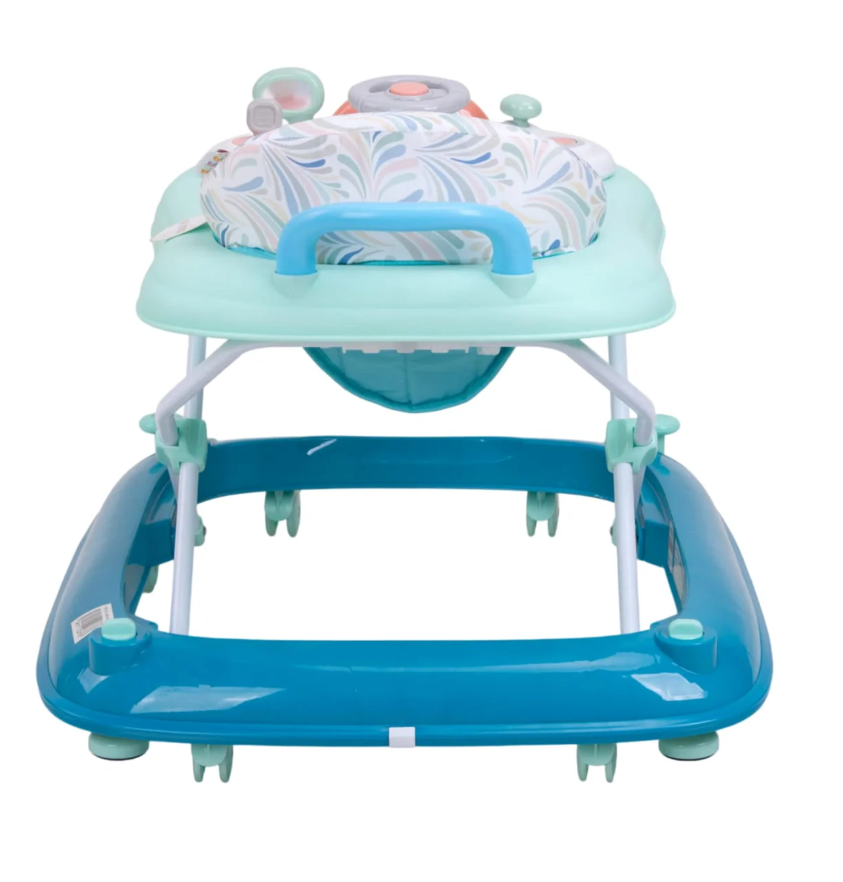 Zubaida's Deluxe Bambies® 4-in-1 Baby Walker with Detachable Activity Tray, Push-Behind, Padded Seat and Feeding Tray Functions - Image 2