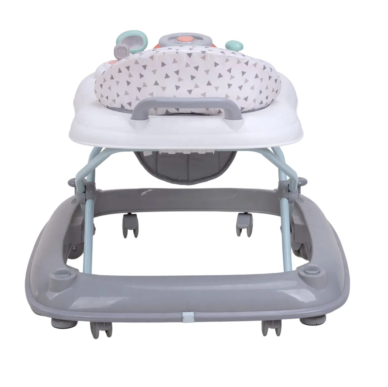 Zubaida's Deluxe Bambies® 4-in-1 Baby Walker with Detachable Activity Tray, Push-Behind, Padded Seat and Feeding Tray Functions - Image 2